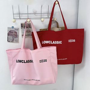 Sac fourre-tout XL en coton personnalisé avec logo imprimé, réutilisable pour les courses, la plage ou le supermarché - Product Image 4
