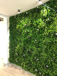 عشب صناعي مقاوم للأشعة فوق البنفسجية لتزيين الجدران الخارجية والمناظر الطبيعية العمودية للمطاعم والشرفات، مصنوع من البلاستيك لديكور عيد الفصح - Product Image 1