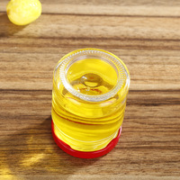 Botol Kaca Madu Bening Persegi Bulat 25Ml 35Ml 50Ml 75Ml 100Ml Kustom