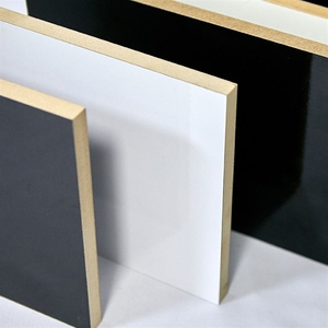 Mới stylefactory4x8 18mm 12 16 15 3 nhiều lớp <span class=keywords><strong>MDF</strong></span> thăng hoa bảng điều khiển tiêu chuẩn trắng melamine phải đối mặt với sợi thiết kế hiện đại E0 D - Product Image 5