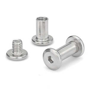 Viti di Connessione per Mobili in Acciaio Inox Zincato con <span class=keywords><strong>Testa</strong></span> <span class=keywords><strong>Esagonale</strong></span>, <span class=keywords><strong>Bulloni</strong></span> Chicago Maschio-Femmina, Misure Metriche - Product Image 3