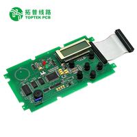 Carte PCB multicouche OEM pour circuits tactiles, amplificateurs, USB, LED, TV, lampes torche, rétroéclairage, onduleurs, écouteurs, avec finition or dur et composants CMS/SMT