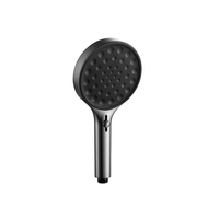Pistolet de salle de bain moderne à trou unique en métal pluie douchette à main populaire à commutation continue support de robinet en plastique multifonctionnel