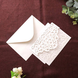 Tarjeta láser <span class=keywords><strong>de</strong></span> boda elegante, distribuidor <span class=keywords><strong>de</strong></span> tarjetas <span class=keywords><strong>de</strong></span> cumpleaños, precio al por mayor - Product Image 3