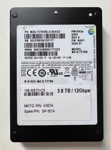 Unidad de Estado Sólido de Clase Empresarial PM1643A 3.84Tb Sas Ssd Netapp MZILT3T8HBLS-00AG3 - Product Image 3