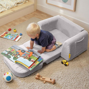 Giving Tree Kids <b>Folding</b> Sofa <b>Bed</b> With Handrails Removable Washable 2 Years And Above - Product Image 1