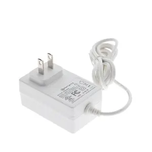 DC12 volts EU/US prise alimentation AC110V/220V à DC12V 1A 2A 3A 5A adaptateur blanc pour chargeur de calibre de sortie universel 5.5x2.1mm