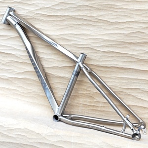 Mejor venta completa <span class=keywords><strong>de</strong></span> titanio 29er Mtb marco XTR freno <span class=keywords><strong>de</strong></span> disco DI2 AIR horquilla 148*12mm espaciador trasero tubo <span class=keywords><strong>de</strong></span> dirección integrado OEM ajuste Lefty Fork - Product Image 4