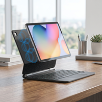 Expédition rapide Compatible avec Samsung Galaxy S6 Lite 10.4" Clavier magique Accessoires de bureau et d'apprentissage