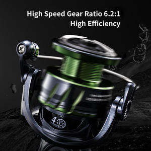 Mulinello da Pesca Spinning in Nylon RYOBI RANMI VIOL Plus ad Alta Velocità con Rapporto di Recupero 6.2:1 2000D-5000D per Pesca in Acqua Dolce, Salata e in Mare - Product Image 4