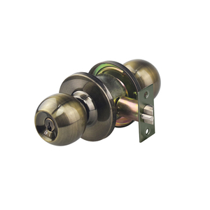 Factory Direct Sales High Quality <strong>Black</strong> <strong>Door</strong> <strong>Knob</strong> Lock Sets Tubular Lock Zinc Alloy 60mm Backset 3 Keys - Product Image 4