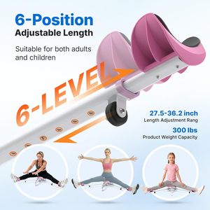 Estirador de ligamentos ajustable de acero y ABS CZFIT Y009 para uso en gimnasio en casa, duradero, para estirar pantorrillas, piernas, yoga y danza - Product Image 4