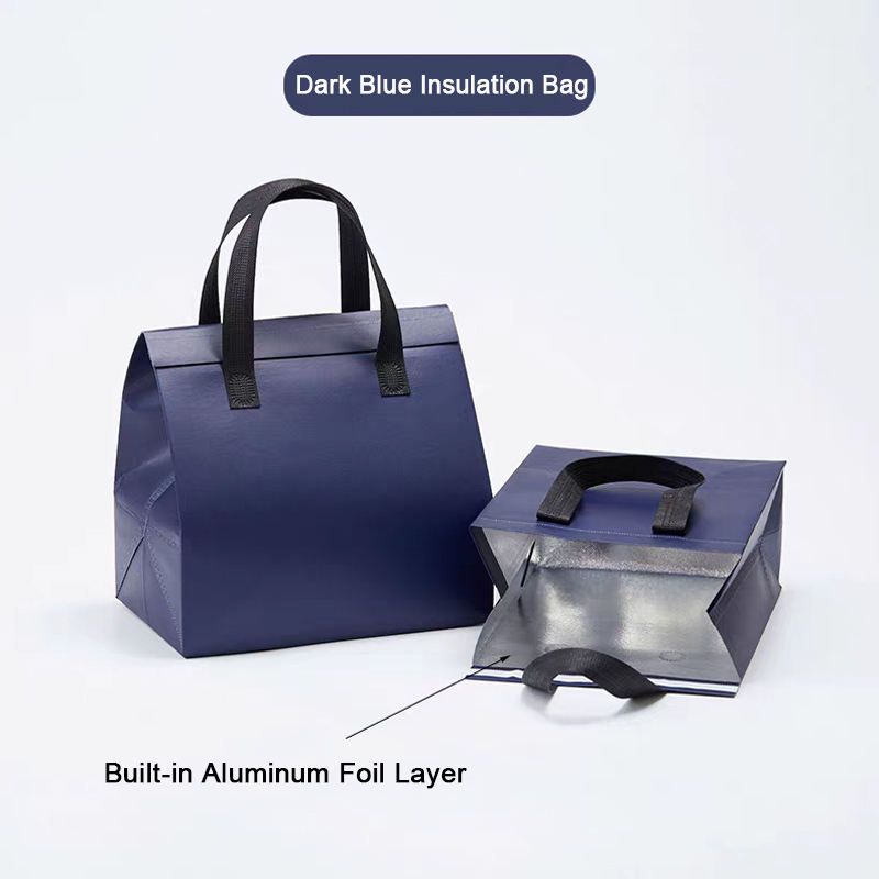 กระเป๋าเก็บความเย็นสีน้ำเงินเข้ม