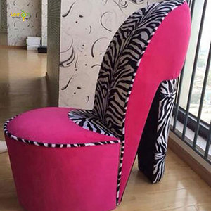 Modern Creative Design Colorful High Heel Shoe Shaped Furniture Lounge <strong>Chair</strong>