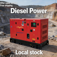 Générateur diesel silencieux de type fermé, étanche à la pluie et à faible bruit, pour usage extérieur, 30 kV, 50 kW, 80 kVA, 100 kVA, 200 kVA, 300 kVA, 500 kVA