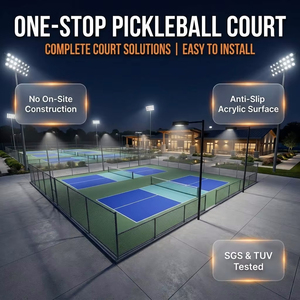 Solution personnalisable tout-en-un pour terrain de pickleball avec filet et clôture, durée de vie de 8 ans pour les clubs sportifs - Product Image 1