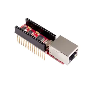 用于Arduino Nano的纳米V3以太网屏蔽ENC28J60微芯片HR911105A以太网网络服务器板模块