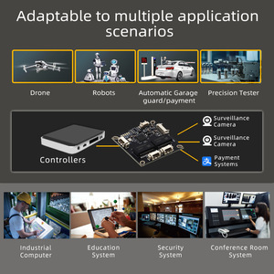 YN-S10402-30-75 unmanged 10/100Mbps Mini Ethernet chuyển đổi mô-đun UAV/drone ai Robert nhúng 38*38 mét 5-15V Mạng bảng chuyển đổi - Product Image 5