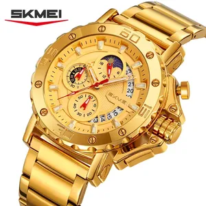 <span class=keywords><strong>Reloj</strong></span> SKMEI para Hombre, Deportivo, Lujoso, Resistente al Agua, con Esfera Grande, Calendario, Cronómetro Analógico, Alarma, Modelo West Coast 9344 - Product Image 1