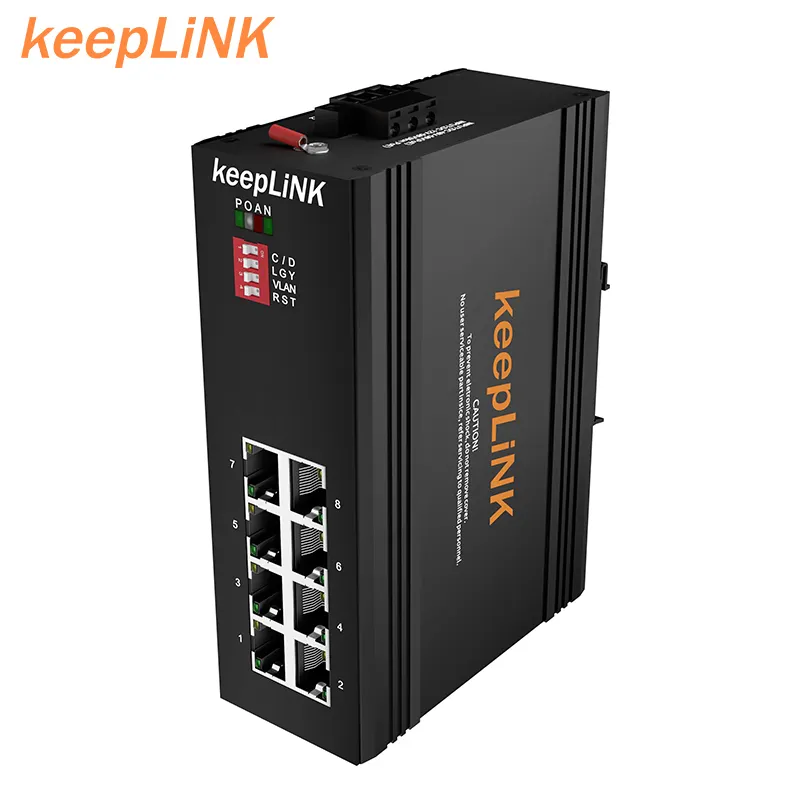 Rj45 100 Network Switch Oem Unmanaged Gigabit Network Switch Industrial Ethernet Switches 8 Ports 10/100/1000m Rj45 Switch Network With Poe