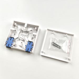 Kotak terminasi serat optik adaptor SC/UPC <span class=keywords><strong>2</strong></span> Port kualitas tinggi promosi 86 Terminal - Product Image 2