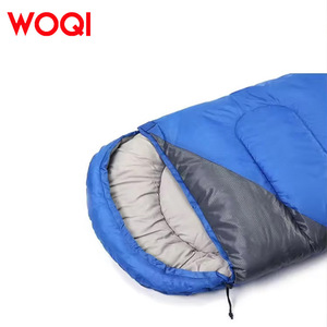 Sac de couchage enveloppant Woqi bleu pour adulte, camping en plein air, respirant, polyester, 1,3 kg - Product Image 3