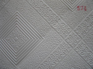 60X60 Gypse <span class=keywords><strong>Faux</strong></span> Ciel Cielo Falso De Pvc De Yeso Laminado Techo Azulejos Lavable Vinil Plâtre <span class=keywords><strong>Plafond</strong></span> - Product Image 3