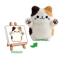 Peluche personnalisée en polyester et nylon brodée