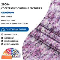 Stof Fabrikant Jacquard Stof 225G Polyester Spandex Stof Huidvriendelijk Ademend Voor Roupas Femininas Da Moda