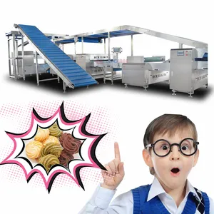 Special offer automatic hard and soft biscuit bakery making machine barin dog biscuit packaging machine