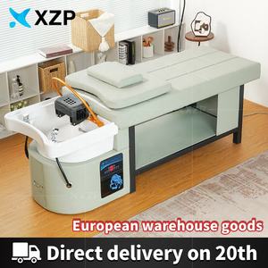 Mobilier et équipement pour salons de beauté et coiffure - Lit de lavage japonais pour spa capillaire - Lit de massage et de lavage pour salon de beauté - Product Image 2