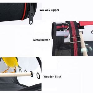 Cápsula de Viaje Transparente de Lujo para Mascotas, Aprobada por Aerolíneas, para Pájaros, Loros, Periquitos, Conures, Pinzones y Agapornis - Product Image 6
