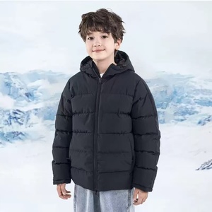 Tùy chỉnh người lớn và trẻ em của thể thao dày bóng đá đào tạo Bông Áo Mùa Đông Ấm màu đen mô hình sh20251022 - Product Image 2