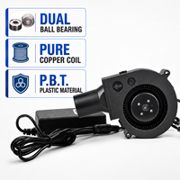 Ventilateur centrifuge à air comprimé WKH 1024H 12v/24v DC 9733 avec contrôleur de vitesse 97x97x33mm 5900RPM, ventilateur de barbecue haute vitesse