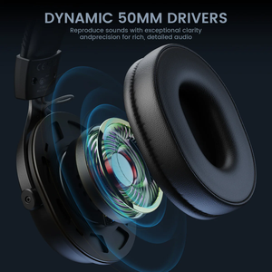 Cuffie Gaming Wireless EKSA <span class=keywords><strong>Mako</strong></span> BT 2.4G con Audio Surround 7.1, Design RGB Senza Latenza e Microfono ENC per PC, PS4, NS, XBOX - Product Image 6