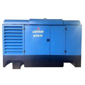 Compressore d'aria industriale Liutech LUY310-25 ricondizionato, portatile, a vite, ad alta pressione, raffreddato ad aria, alimentato a diesel, lubrificato, per l'industria mineraria - Product Image 1