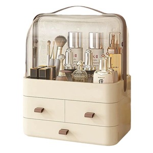 Cosmetics <b>Storage</b> <b>Box</b> Desktop Drawer With Lid Makeup Organizer For Skincare And Lipstick 18L Capacity - Product Image 3