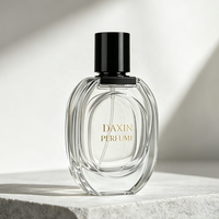 Flacons de parfum modernes emboîtables, faible MOQ, emballage cosmétique vide, flacon de parfum de luxe 50 ml en verre avec boîte