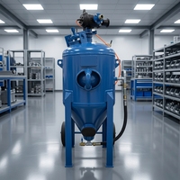 Machine de sablage industrielle de type ouvert pour l'entretien des structures en acier et le prétraitement des surfaces