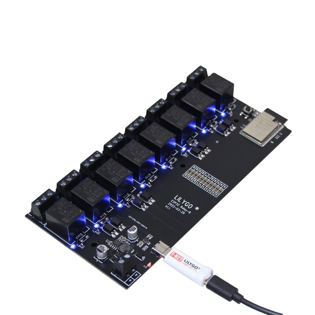 T-Relay ESP32 5V Relay Module 8 Channel With Optocoupler Isolation Wireless Development Board WIFI Bluetooth for Arduino