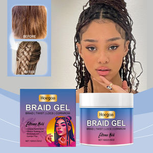 <span class=keywords><strong>Gel</strong></span> <span class=keywords><strong>Coiffant</strong></span> Hoegoa pour Tresses : Nourrissant, Hydratant, Anti-Frisottis, Brillance Intense, Fixation Forte – Soin Capillaire pour Cheveux Normaux - Product Image 4