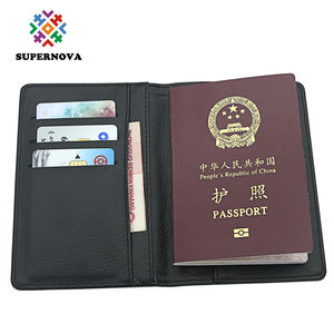 Funda de pasaporte de cuero PU para viaje, impresión por sublimación, prensa térmica - Product Image 3