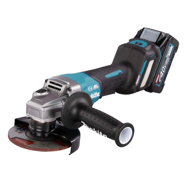 MAKITA - GA029GM201 угловая шлифовальная машина XGT®40Vmax 125 мм (с 2 батареями 4.0Ah и быстрым зарядным устройством) шлифовальные и хонинговальные машины