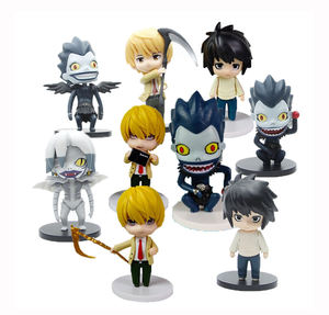 2 Styles 5 Pcs/Set 10CM <span class=keywords><strong>Death</strong></span> <span class=keywords><strong>Note</strong></span> Ryuk /Yagami Light Cosplay Cartoon Model Toy Statue Collection Anime PVC Figures - Product Image 1