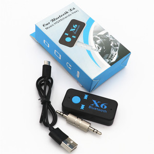 Receptor de Audio Inalámbrico Bluetooth HG X6, Adaptador Estéreo de 3.5mm, Kit de Manos Libres para Auto, Compatible con Tarjeta TF, Gran Venta - Product Image 6