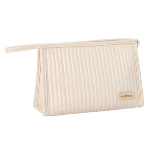 Hot Selling New Popular Design Girls Zipper Closure Fashionable <b>Makeup</b> Organizer <b>Travel</b> Outdoor Fashion PU Cosmetic <b>Bag</b> - Product Image 5