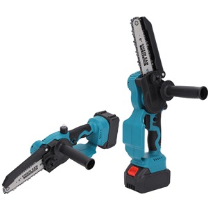 Tronçonneuse électrique sans fil 21V sans balais Mini sécateur portatif industriel de 6 pouces Tronçonneuse d'élagage à piles