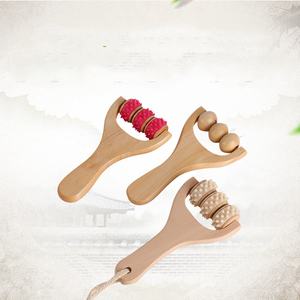 Atacado Handle <span class=keywords><strong>Wooden</strong></span> <span class=keywords><strong>Massage</strong></span> <span class=keywords><strong>Roller</strong></span> Estilo Quente Preço de fábrica Wood <span class=keywords><strong>Massage</strong></span> Therapy Tools para uso doméstico - Product Image 2