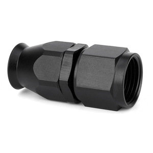 Connecteur de refroidisseur d'huile automobile AN4 à AN12, joint de transition rotatif en métal noir avec doublure intérieure pour tuyau PTFE - Product Image 2