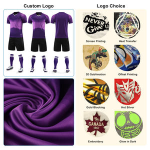 Conjuntos de Uniformes de Fútbol Impresos de Alta Calidad al por Mayor, Camisetas de Fútbol Personalizadas, Transpirables, de Secado Rápido, Manga Corta, Uniformes de Verano - Product Image 5